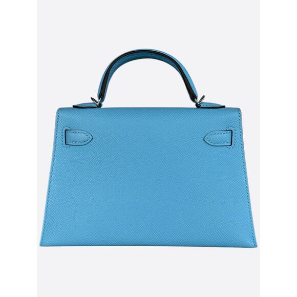 Hermes Blue Celeste Epsom Mini Kelly - Picture 4 of 6